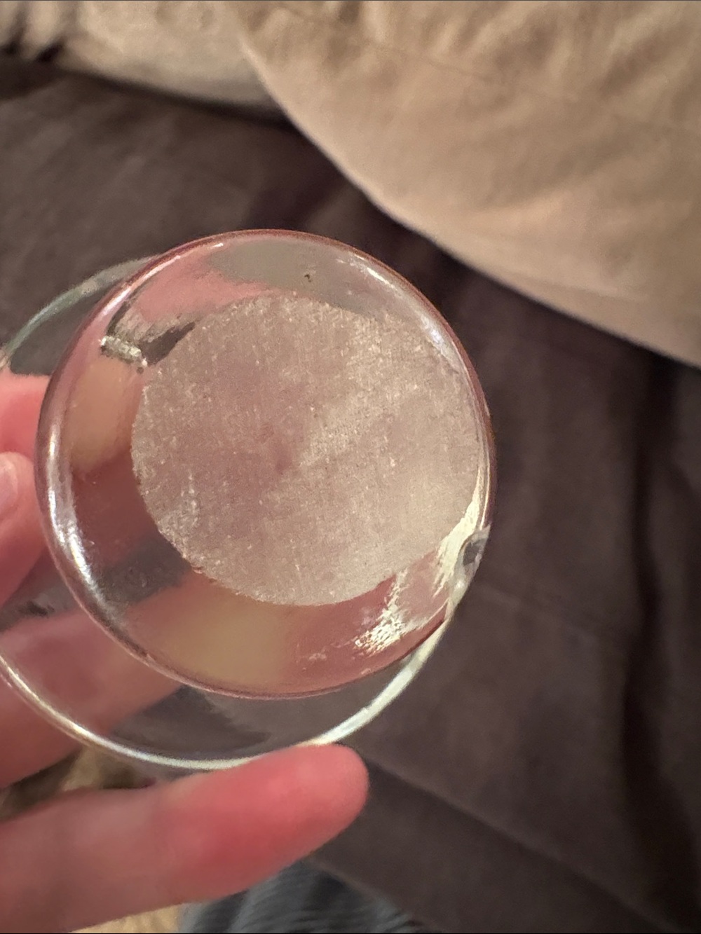 Vintage Clear Glass Bottle Stopper - Picture 5 of 5